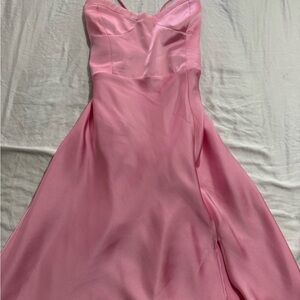 Zara Pink Backless Dress